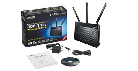 RT AC68U Test : Asus AC68U, routeur Wi Fi 802.11ac 1900Mb/s 
