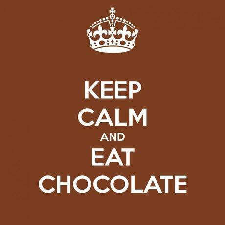Keep calm and eat chocolate chocolat stress