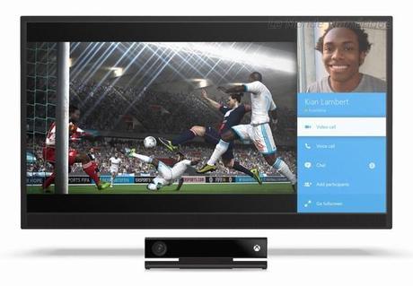 Skyper et jouer ou regarder la TV en même temps, c’est désormais possible avec la Xbox One