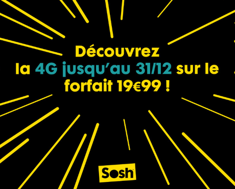 Sosh 4G Forfait 19 99