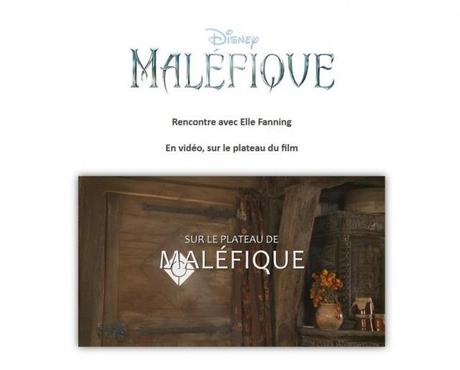 Dans les coulisses du film Maléfique avec Elle Fanning‏