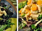 Salade clémentines, fenouil poulet rôti