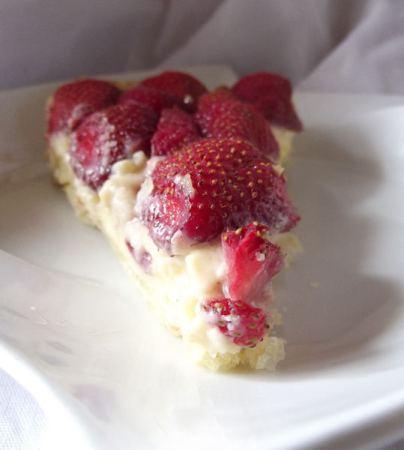 tarte fraise creme patissiere menthe   (4)