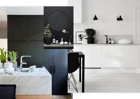 Noir et Marbre blanc 2