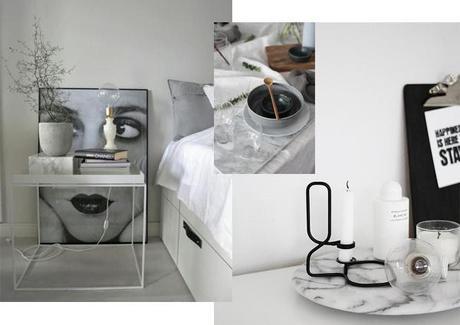 Noir et Marbre blanc 4