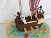 Gâteau bateau pirate