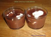 Crème chocolat mascarpone