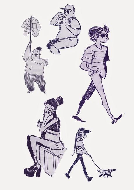 doodles and life drawing