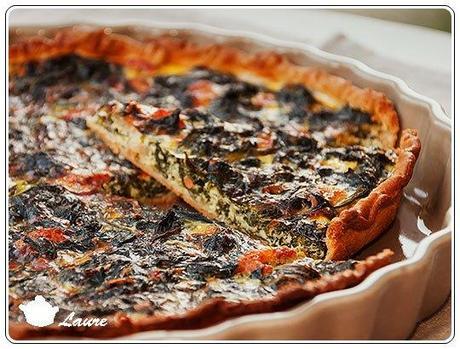 Quiche épinards et crevettes