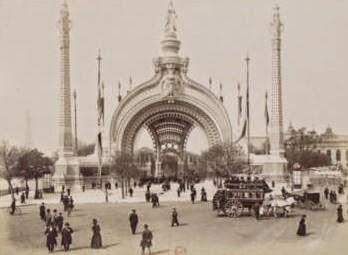 Paris 1900 Exposition universelle porte