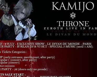 Kamijo se dévoile avant son concert