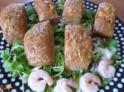 Cake curry crevettes