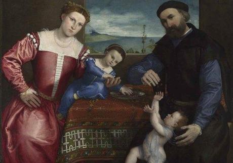 Giovanni della Volta avec sa femme et ses enfants