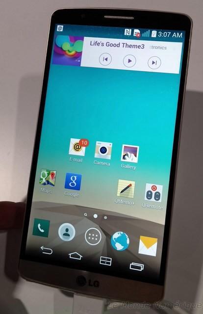 Le smartphone LG G3 officiellement dévoilé