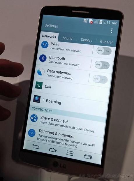 Le smartphone LG G3 officiellement dévoilé