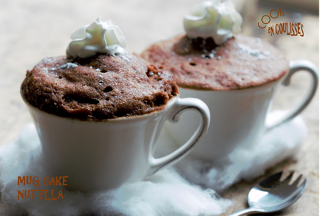 mug cake nutella