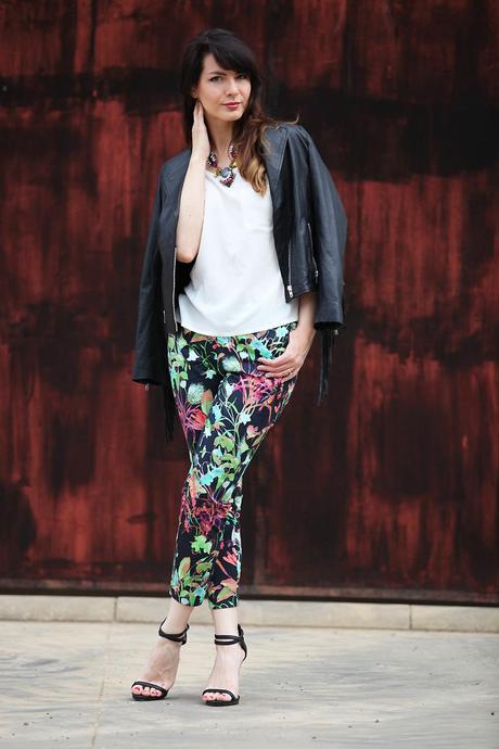 blouson a franges Festival of colours