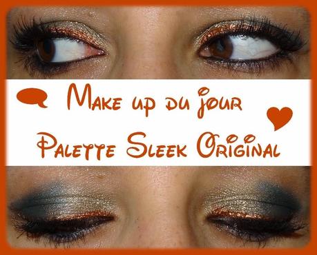 Make up du jour: couleurs d'automne au printemps [Sleek]