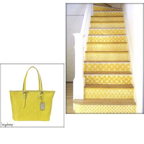 sac-longchamp,-sac-ete-2014,-escalier-original,-mosaique-jaune