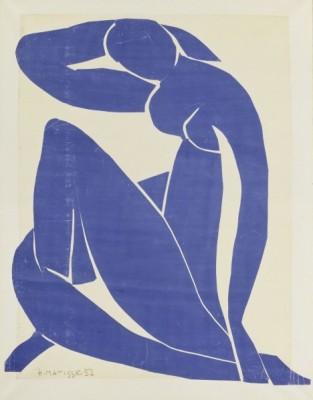  Henri Matisse Blue Nude (II) 1952 Centre Pompidou, MNAM-CCI, Dist. RMN-Grand Palais / Droits réservés © Succession Henri Matisse / DACS 2013  
