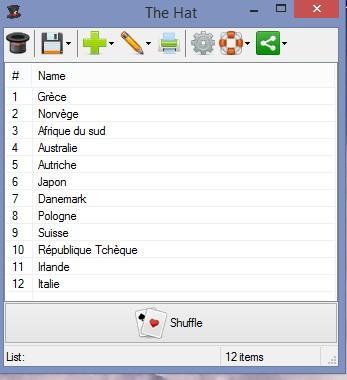 D'un pays à l'autre : tirage du pays #1