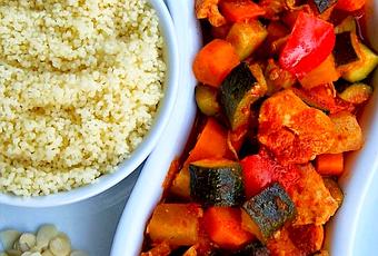 Recette couscous marocain poulet : un plat complet et ...