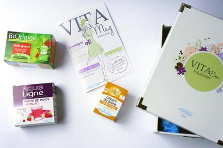 VitaBox Printemps Vitarmonyl - Thé minceur Biorigine - Konjac Aqualigne - Levure de bière
