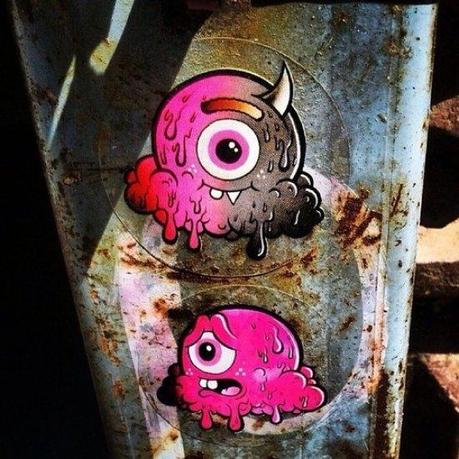  ICONOGRAPHY   BUFF MONSTER street art serie graphisme 