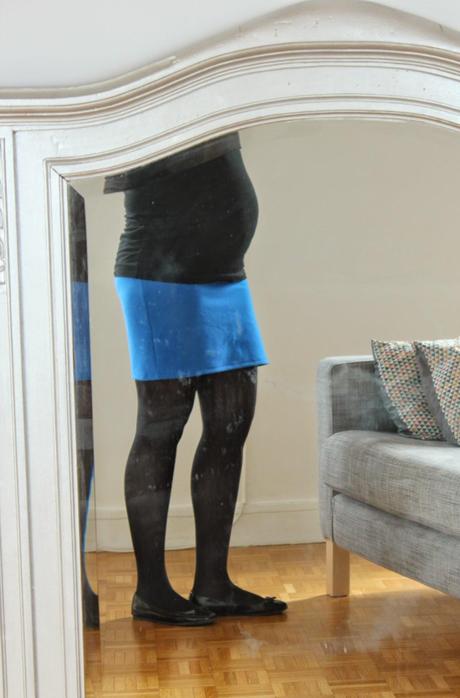 Jupe de grossesse : le patron de la ceinture en jersey