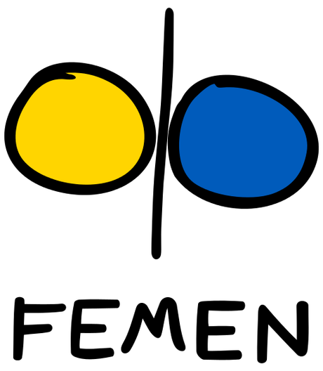 symbole Femen. Militantisme droit des femmes. 