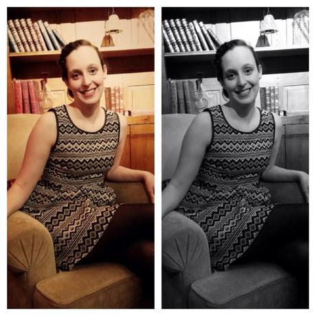 robe-black -and-white