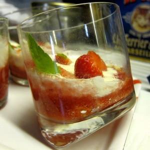 Verrines de fraises