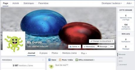 Nouvelle page facebook - evolution du design