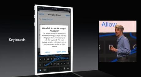 ios 8 clavier independant ipad iphone iOS 8 vous permettra dinstaller le clavier de votre choix