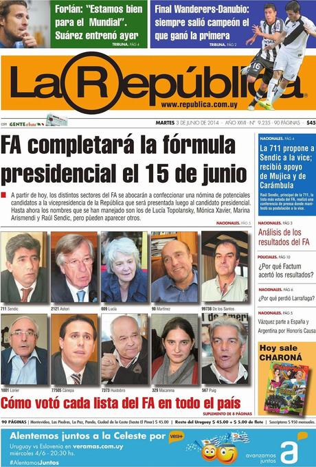 Juan Carlos et la presse argentine ce matin [Actu]