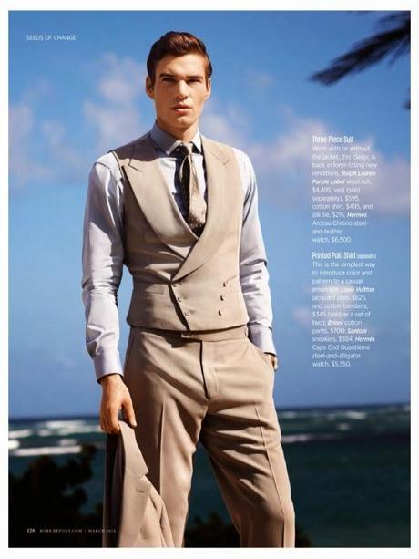 La mode pour Homme du printemps et été 2014 par Robb Report.