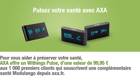 Axa et Withings Pulse