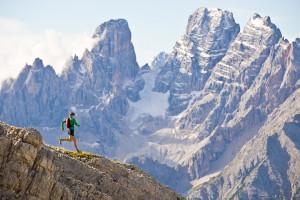 Trail running in the Italian Dolomites