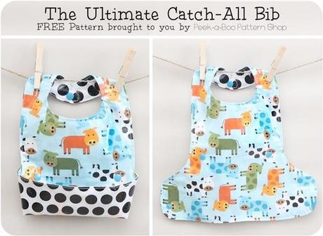 bavoir gouttiere Patron gratuit : un bavoir gouttière