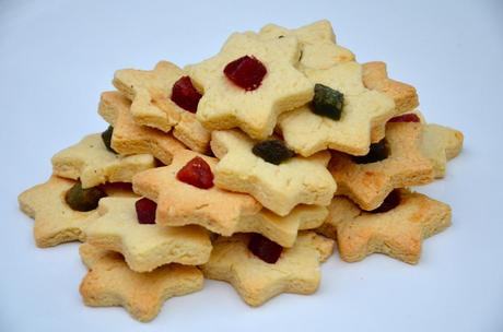 Petits sablés aux fruits confits