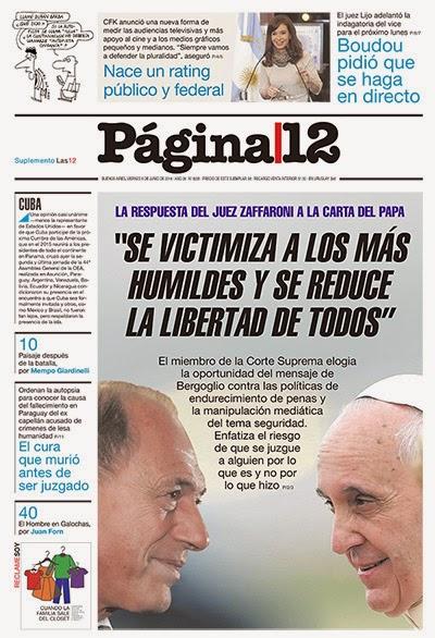 Le Pape devient un héros péroniste. On aura tout vu ! [Actu]