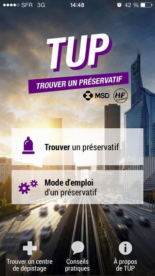 TUP : l'application gratuite qui vous aide à trouver un préservatif