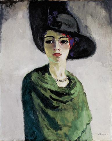 La Femme au Chapeau Noir par Kees van Dongen, L'Ermitage