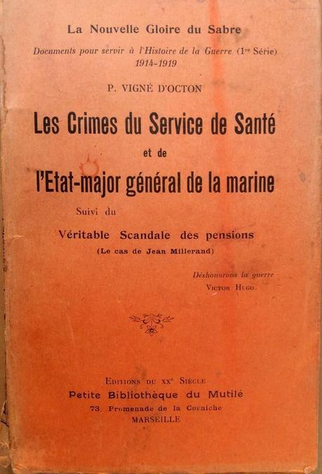 Vigné d'Octon: les crimes du service de santé et de l'Etat-major de la Marine