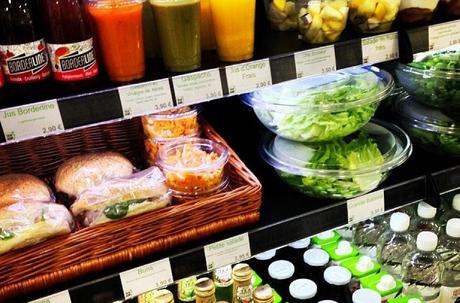 Salad Factory - Choix de produits et boissons fraiches déjeuner