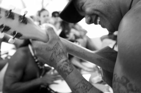 Ambiance yukulélé, Bora Bora, Polynésie Française