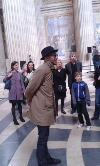#AuPanthéon avec JR L'artiste JR (C) JBMT