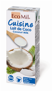 Partenariat : Ecomil EcoMil Cuisine noix de coco Bio 200 ml