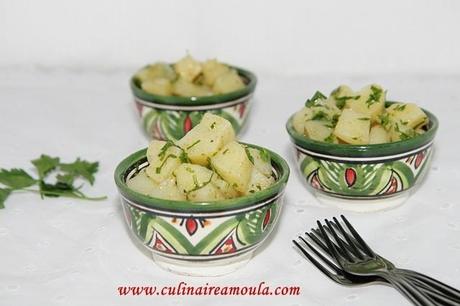 Salade de pomme de terre à la marocaine