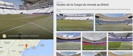Google Street View: visite virtuelle des stades du Brésil!